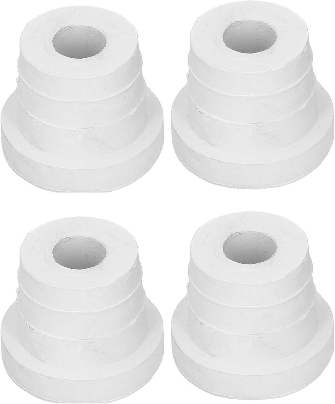 Alvinlite Poolleiter Gummipuffer 4er Set Weisse Leiter Stossstangen für Schwimmbadleitern 4pcs, 4pcs