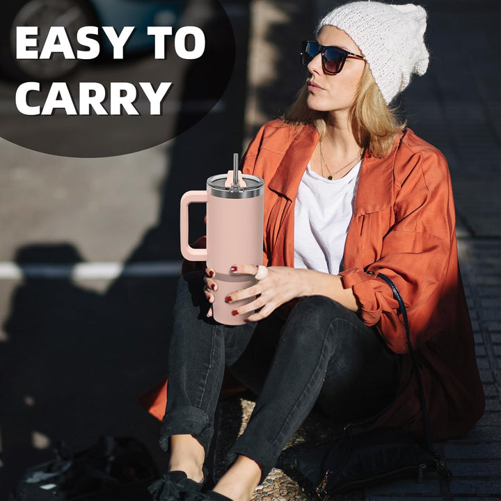 WATERSY 40oz Kaffeebecher to Go Thermobecher Doppelwandiger Edelstahl Vakuum Auslaufsicher Trinkbech