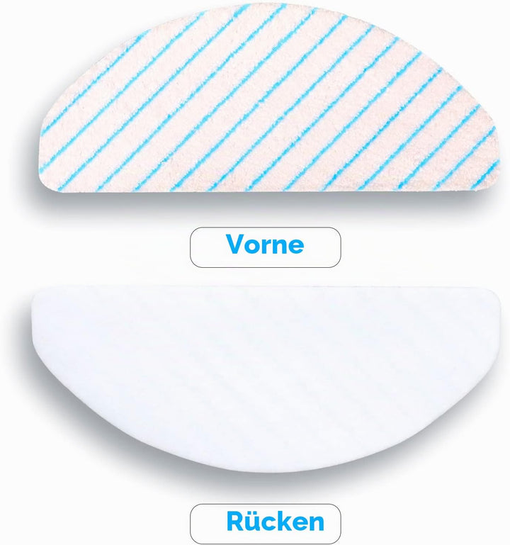 CHAIN PEAK (50 Stück) Einweg-Mikrofaser-Wischpads für ECOVACS DEEBOT OZMO T8/ T8+/ T8 AIVI/ T9/ T9 M
