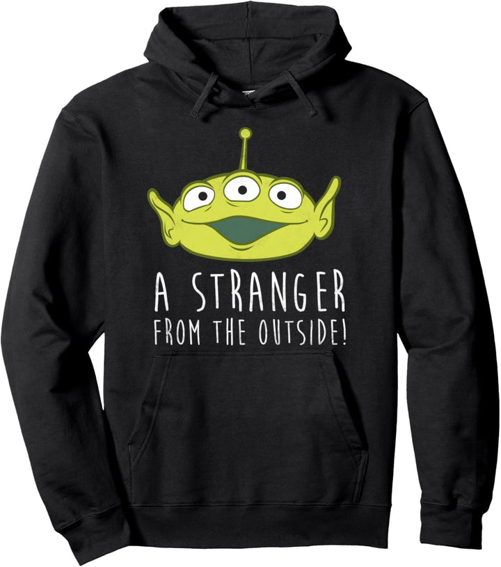 Disney Pixar Toy Story Alien A Stranger Text Pullover Hoodie