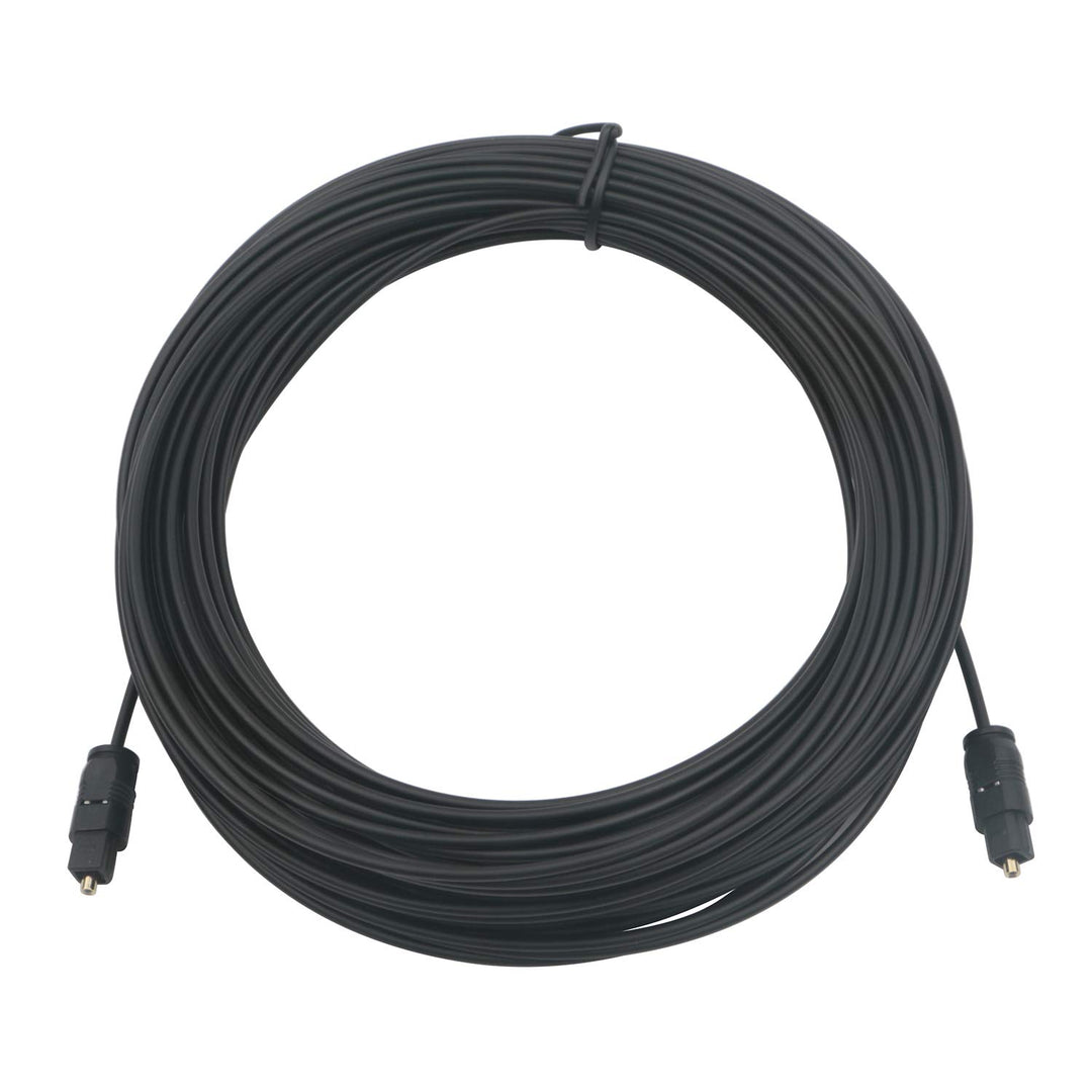 Pxyelec 25M Schwarz SPDIF Toslink-Kabel für digitales Glasfaser-Audio für Heimkino, Digitalfernsehen
