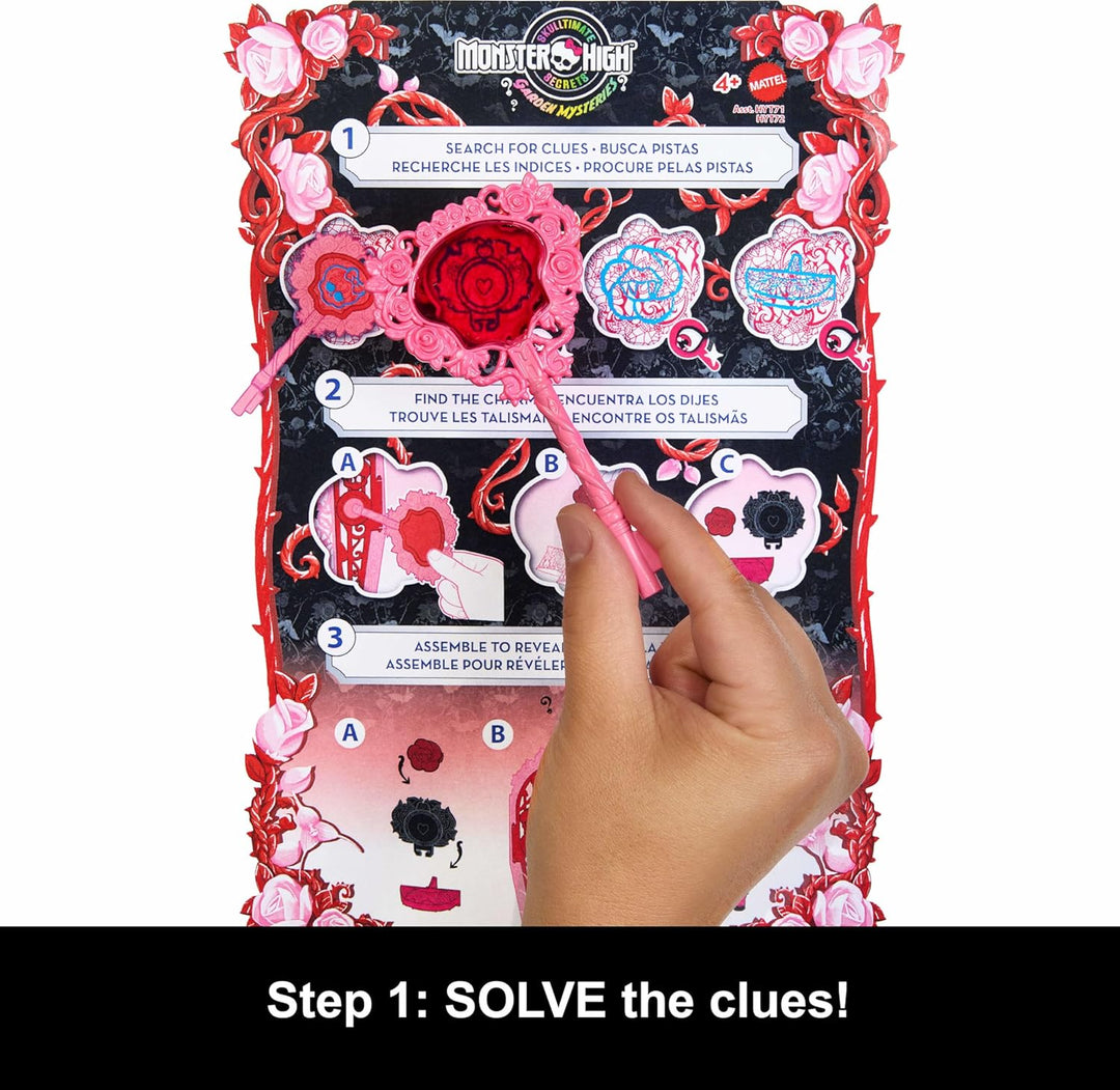 Monster High Skulltimate Secrets Set aus Puppe und Zubehör, Garden Mysteries Draculaura mit zauberha