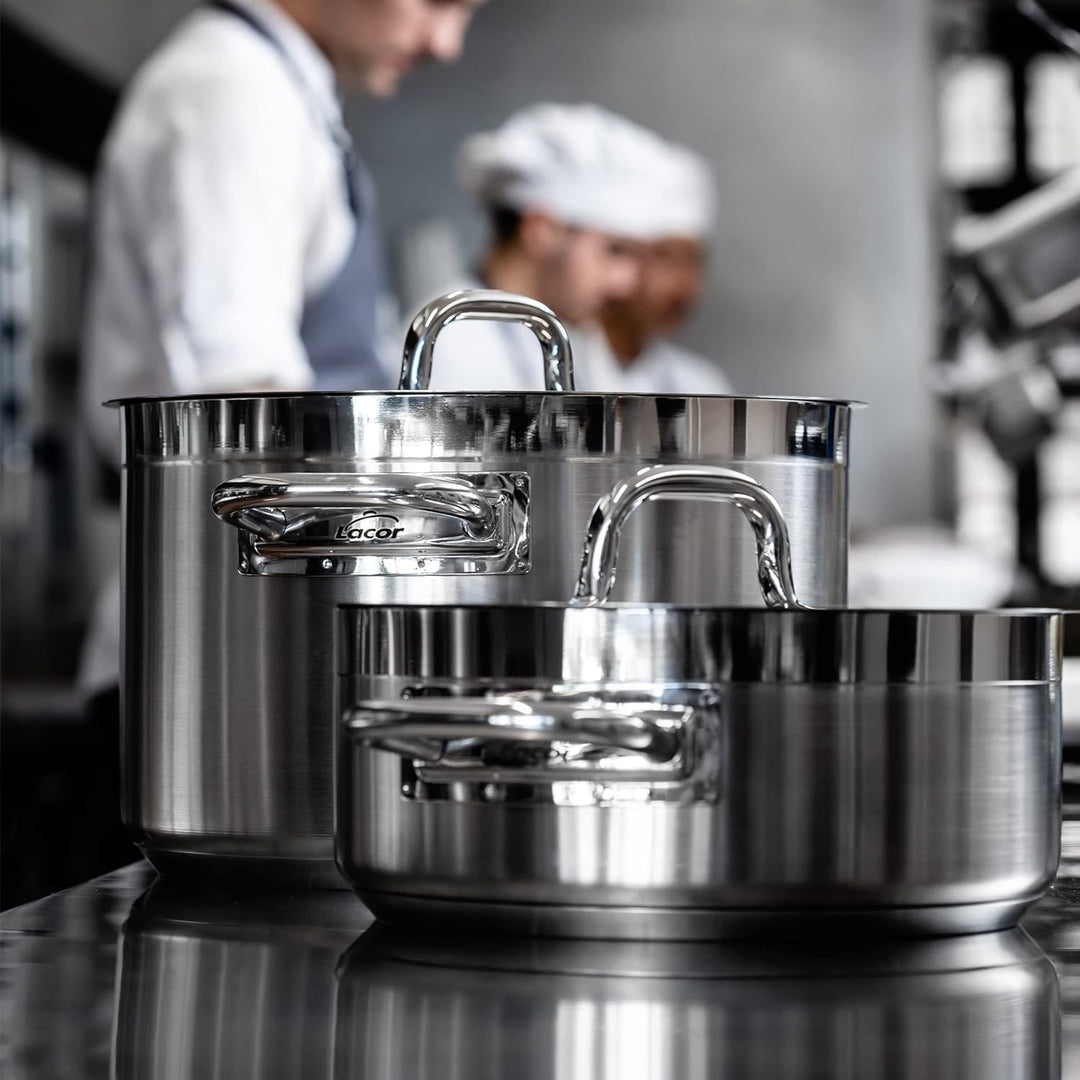 Lacor 54040 Bratentopf mit Deckel Durchmesser 40 cm Chef Luxe