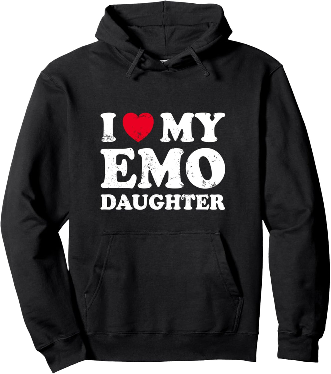 Ich Liebe Meine Emo-Tochter Pullover Hoodie