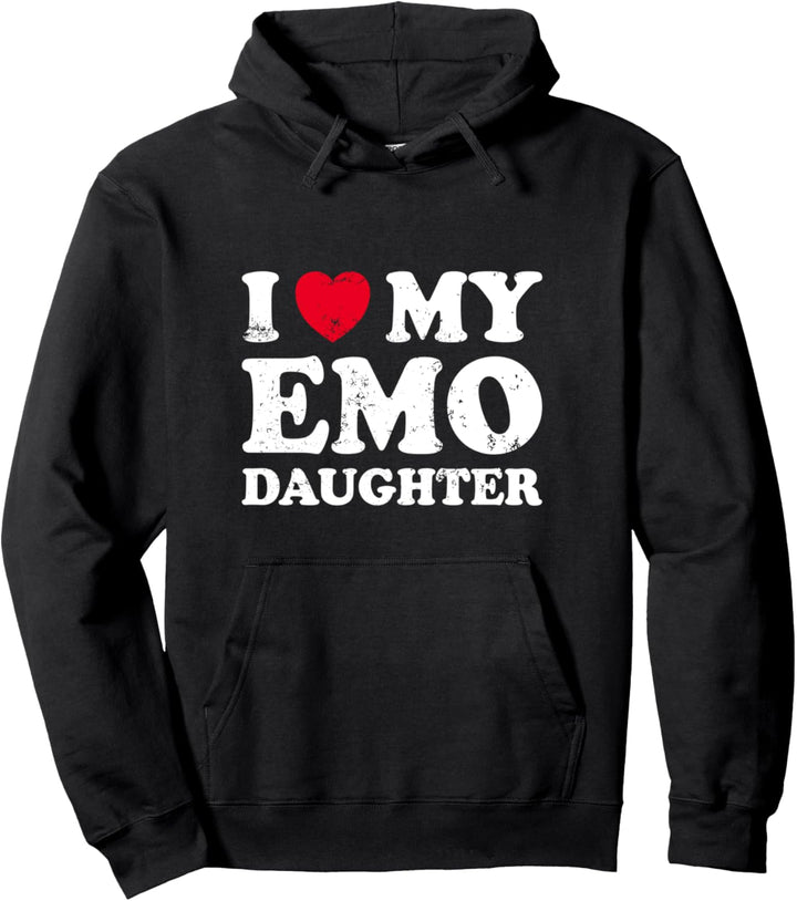 Ich Liebe Meine Emo-Tochter Pullover Hoodie