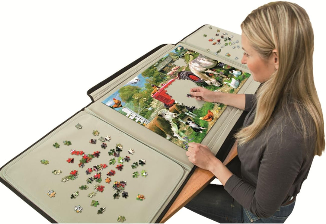 Jumbo Spiele Portapuzzle - Grosse Puzzlematte bis 1000 Teile Puzzlezubehör