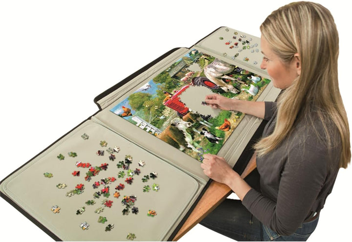 Jumbo Spiele Portapuzzle - Grosse Puzzlematte bis 1000 Teile Puzzlezubehör