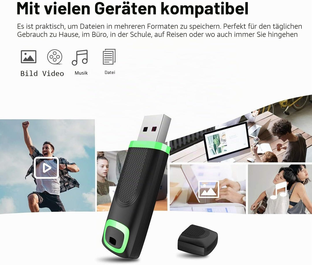 USB 3.0 Stick 32GB 5 Stück Vansuny High-Speed USB 3.0 Speicherstick 32 GB Flash Laufwerke Memory Sti