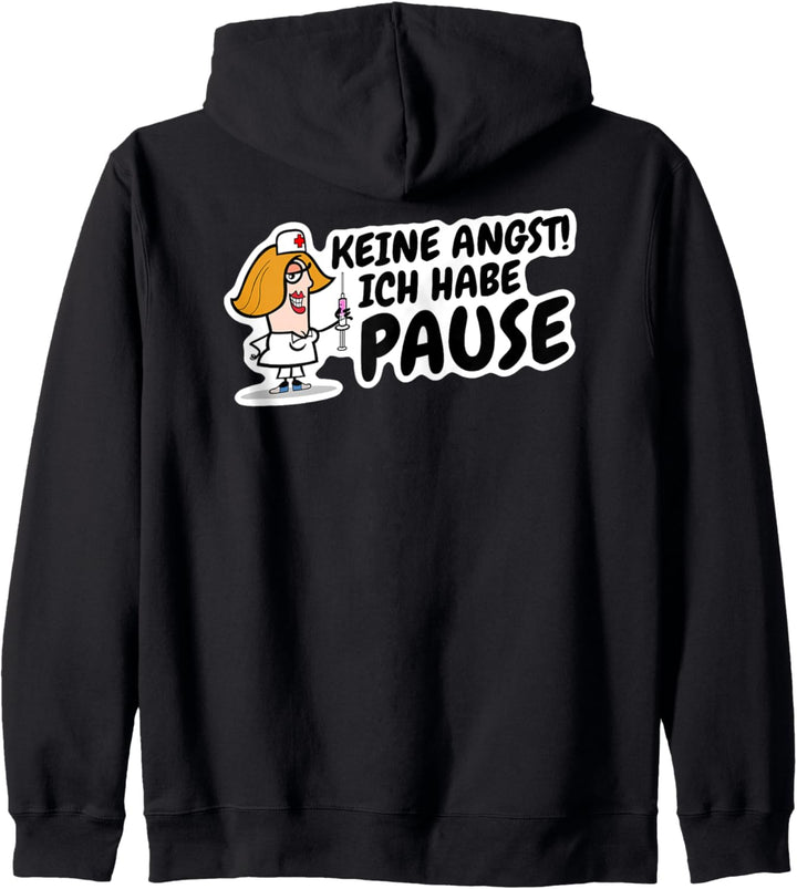Pausenjacke - Krankenschwester Comic - Ich Habe Pause Kapuzenjacke