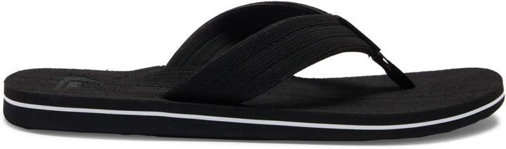 Quiksilver Herren Molokai Layback Sandale 39 EU Black White Black, 39 EU Black White Black