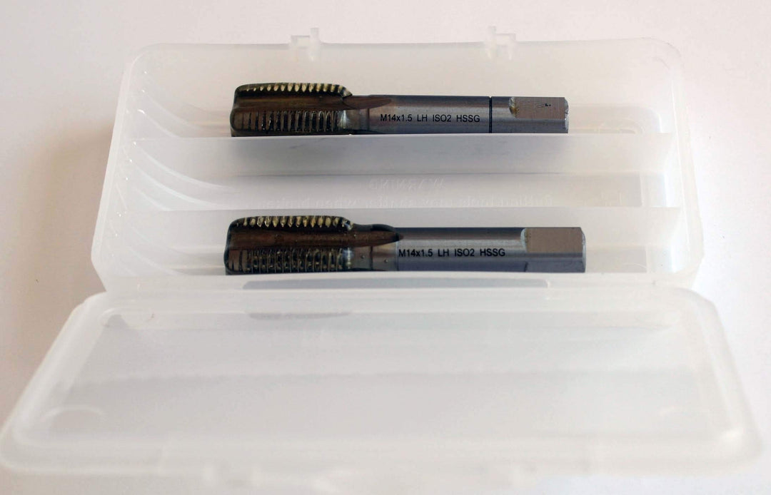 Hand-Gewindebohrer Set Satz (2Stk) M14x1,25 Mf HSS DIN352 Links Linksgewinde NEU & Original