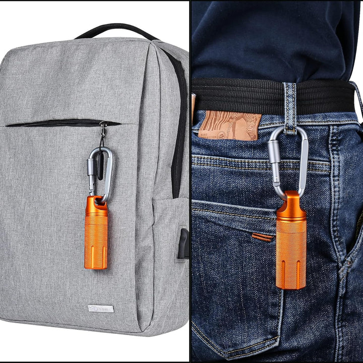 Aenllosi Tasche für Ledger Nano X/Nano S/Nano S Plus Hardware-Wallet,Orange.(Nur Tasche), Orange