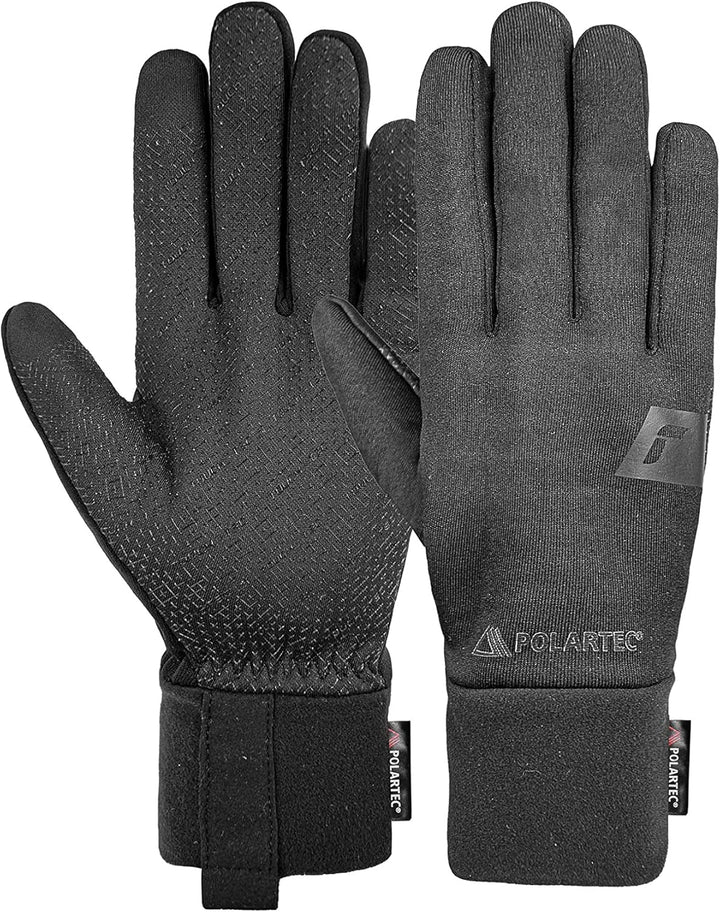 Reusch Power Stretch Touch-tec Kurzer Abschluss, Schnelltrocknende Sporthandschuhe für Laufen Radfah