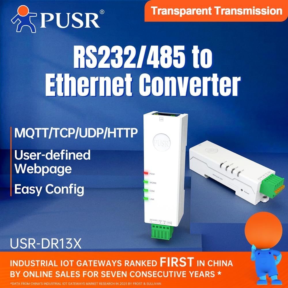 RS232 zu Ethernet serielles Gerät Server Modbus Gateway Modbus RTU zu Modbus TCP zum Befehl, integri