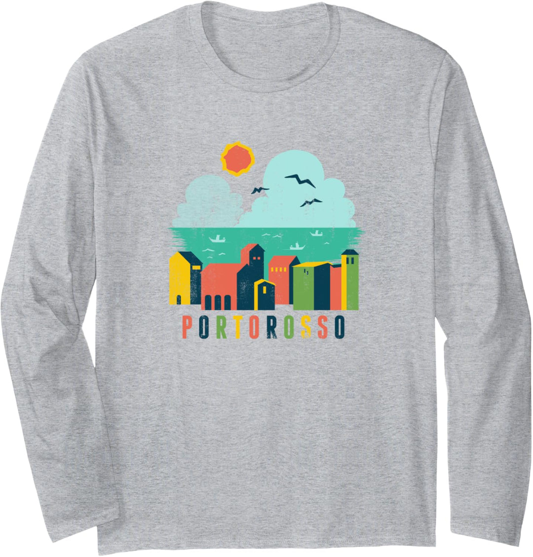 Disney Pixar Luca Portorosso Seascape Langarmshirt