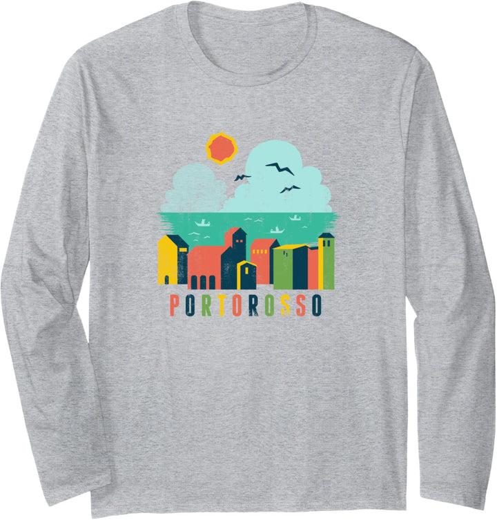 Disney Pixar Luca Portorosso Seascape Langarmshirt