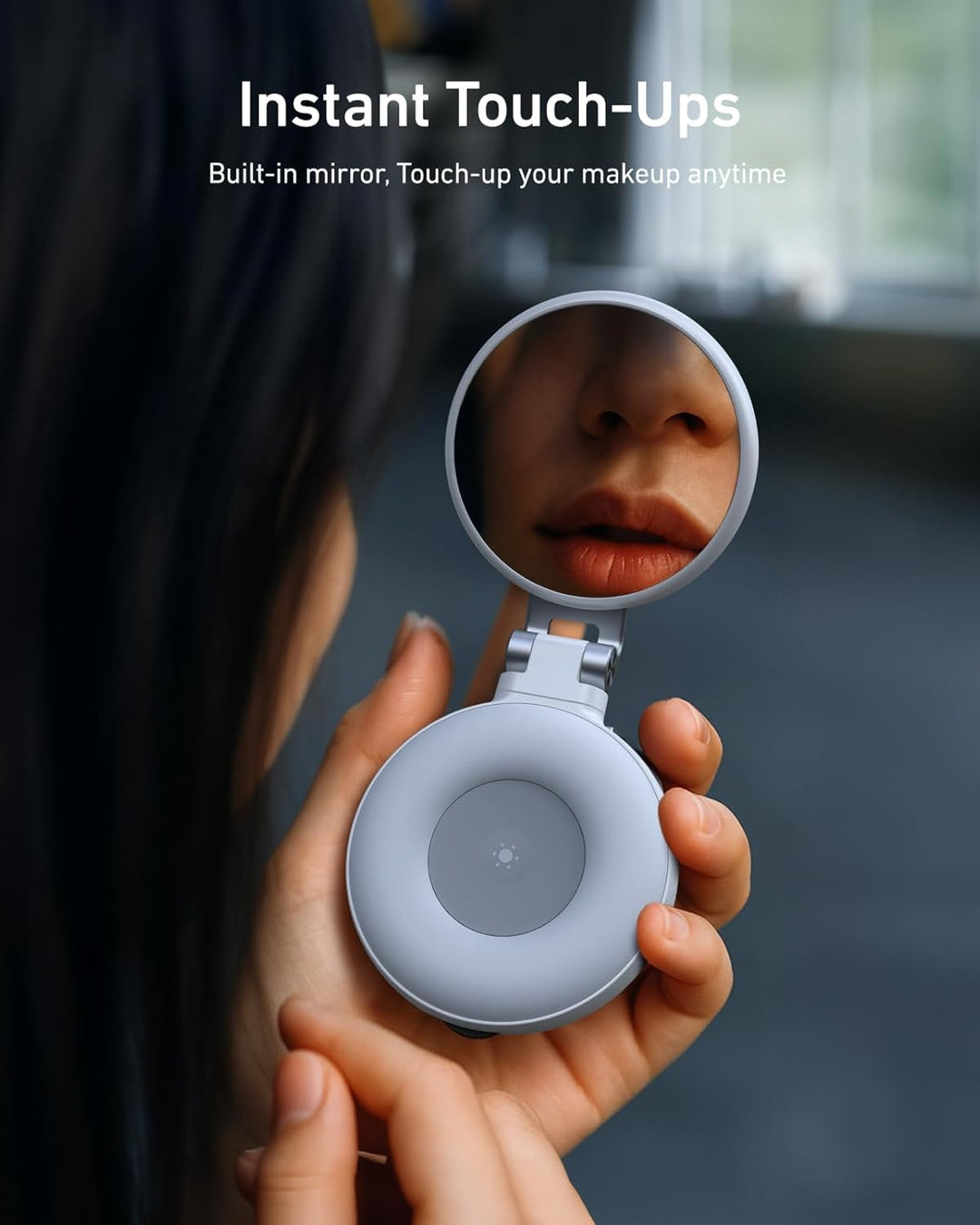 TELESIN C03 Magnetische Selfie-Licht, Handy-Licht kompatibel mit iPhone Magsafe, CRI97 360° LED Self