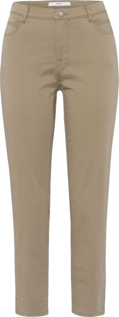 BRAX 7/8 Damen Jeans Hose Style Mary S 7/8 Popelinestretch Toffee 26W / 32L Grün Olive 33, 26W / 32L