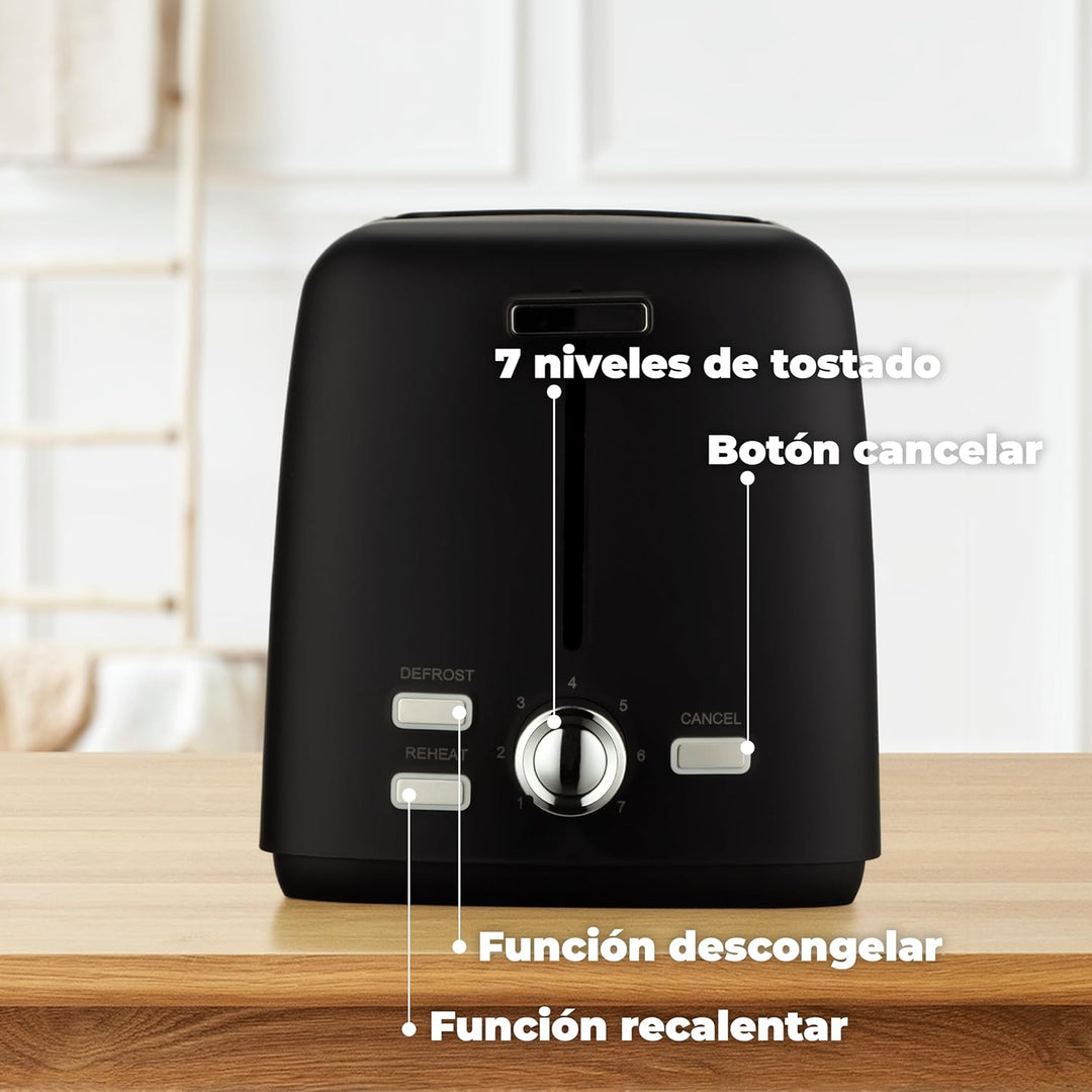 FAGOR ToastPro Toaster, 2 Schlitze, einstellbare Steuerung, automatische Funktion, rostfreie Oberflä