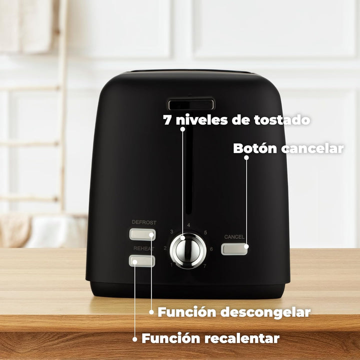 FAGOR ToastPro Toaster, 2 Schlitze, einstellbare Steuerung, automatische Funktion, rostfreie Oberflä