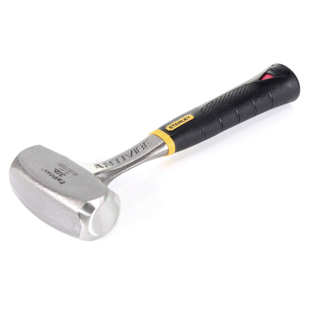 Stanley Fäustel Antivibe (vibrationsdämpfung, Stahlstiel, thermoplastischer Gummigriff, Kopflänge 10