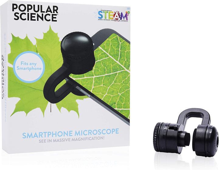 POPULAR SCIENCE Smartphone Mobiltelefon Mikroskop für Kinder- Handy Mikroskop