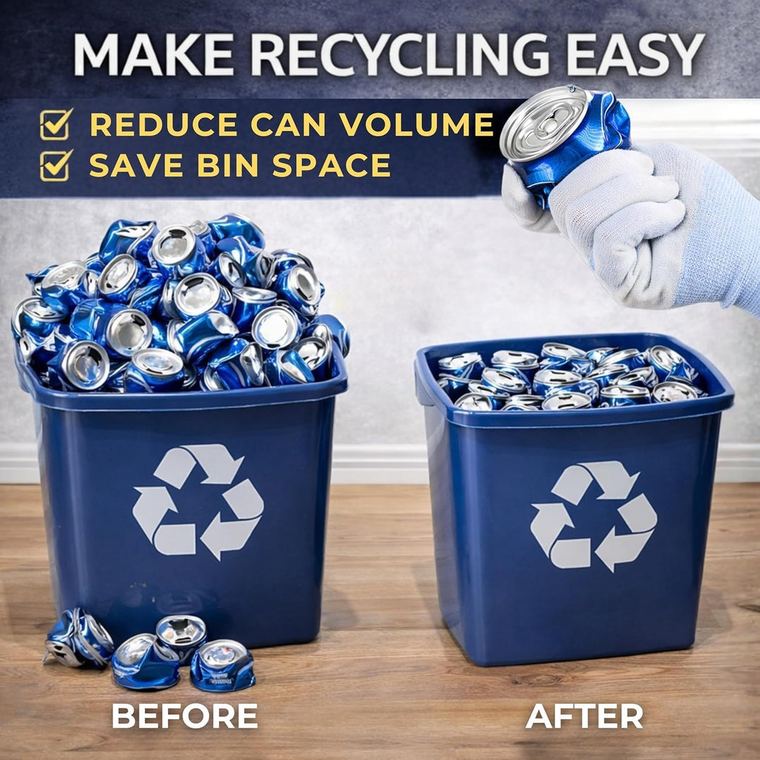 Dosenpresse zur Wandmontage, Weiss – robuste Dosenpresse zum Recycling von Verdichter für Seltzer So