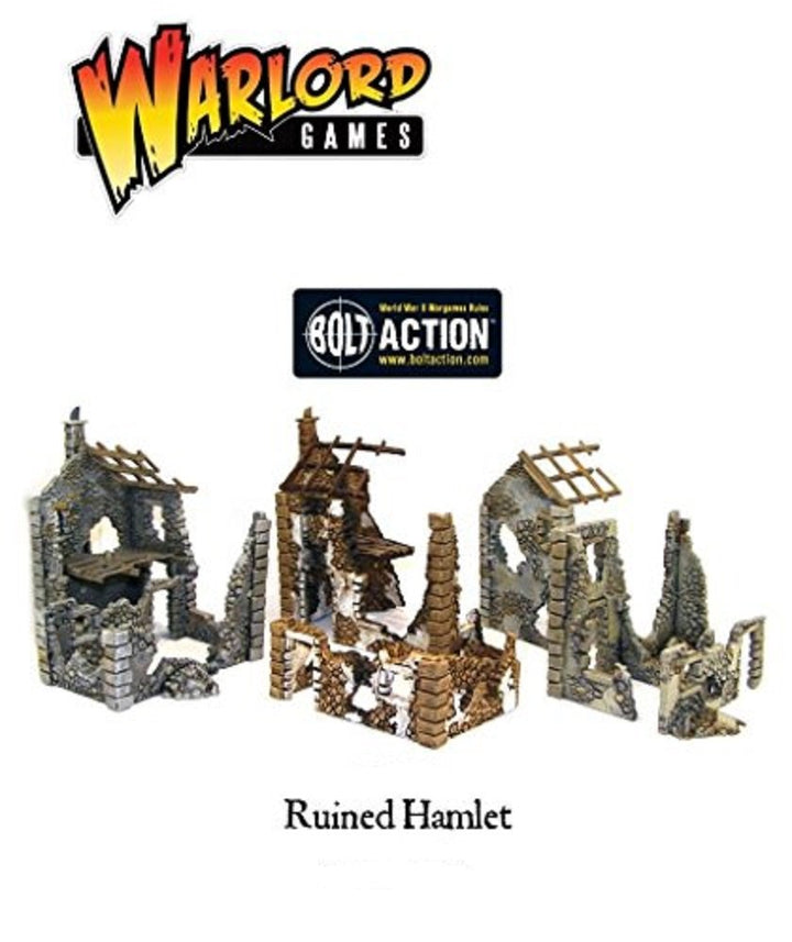Ruined Hamlet (3x buildings) Warlord (28mm)