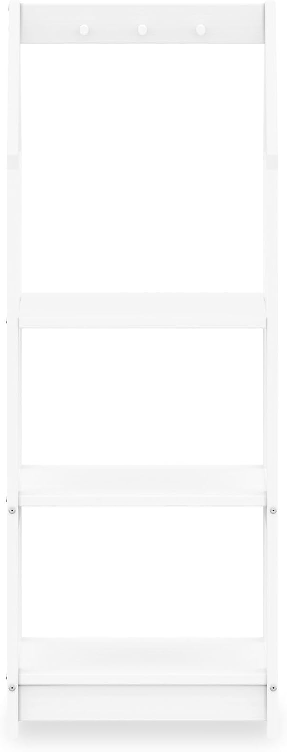 IDIMEX Kinder Regal Sally Hausform, weiss - Montessori Kinderregal mit 3 Ablageböden, praktische Hak