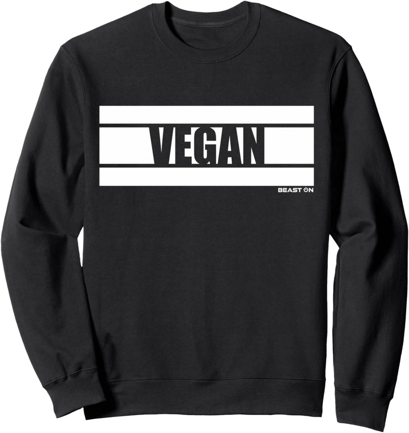 Vegan Fitness Veganer Vegetarier Gym Motiv Fitness Design Sweatshirt