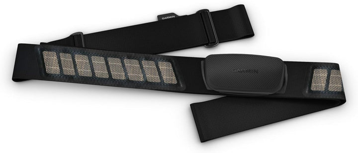 Garmin HRM-DUAL – Brustgurt zur Aufzeichnung von Herzfrequenzwerten, ANT+ & Bluetooth Technologie Si
