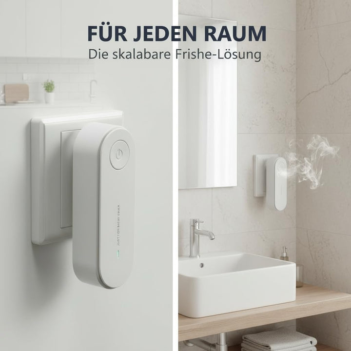 Rauchgeruch Entferner Steckdose – Kompakter Luftreiniger (Grün), Grün