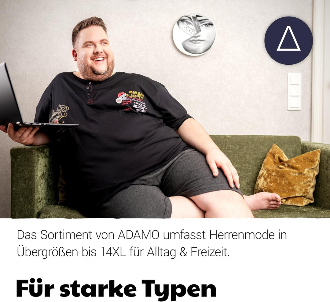 ADAMO Troyer in dunkelblau bis Übergrösse 14XL 7XL Grosse Grössen Schwarz, 7XL Große Grö&#