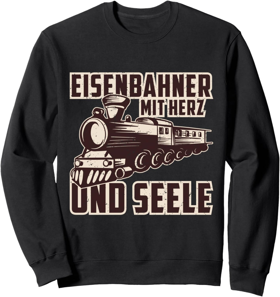 Lustige Sprüche für Eisenbahn Modelleisenbahn Modellbau Sweatshirt