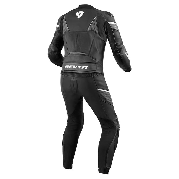 Revit Beta 2-Teiler Motorrad Lederkombi (Black/White,50), 50