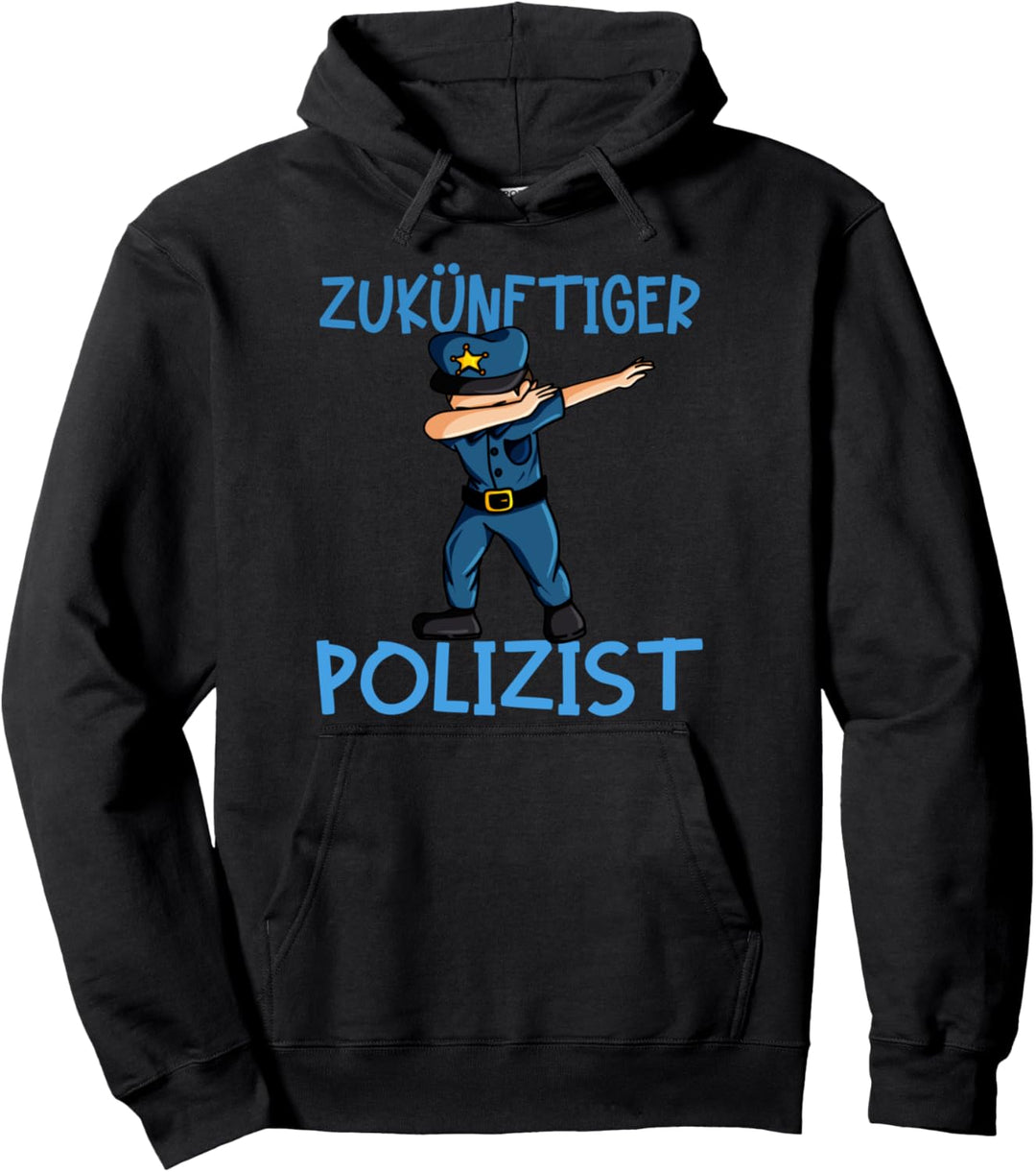 Zukünftiger Polizist Dabbing Polizei Kinder Jungen Spruch Pullover Hoodie