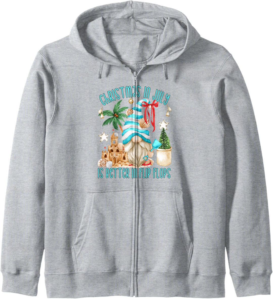 Funny Christmas In Juli Is Better In Flip Flops Strandwichtel Kapuzenjacke