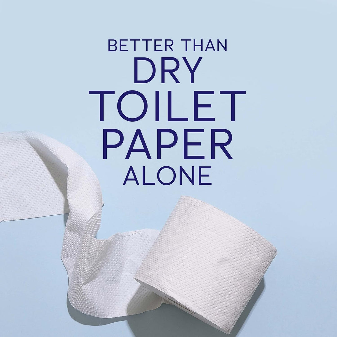 DYMACARE® Spülbare Toilettentücher, Dermatologisch getestet, Biologisch abbaubar, 24 Tücher je Packu