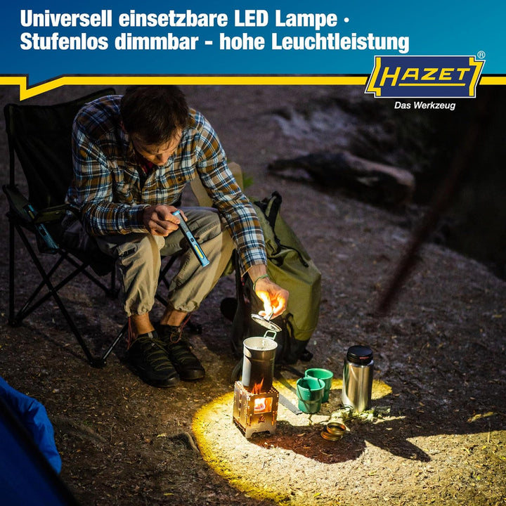 HAZET LED Stiftlampe 1979-11 | kleine & kompakte Werkstatt-Lampe mit hoher Leuchtleistung, stufenlos