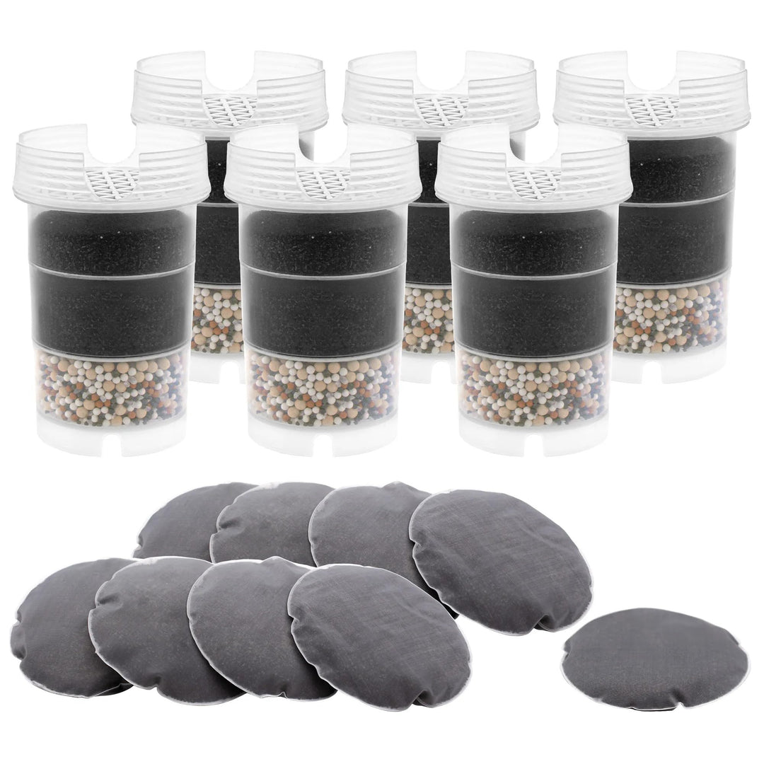 Jahrespaket Filtersatz Kalk für AcalaQuell® One/Swing/Sunny/Wasetto -> 6 Filterkartuschen mit 9 Kalk