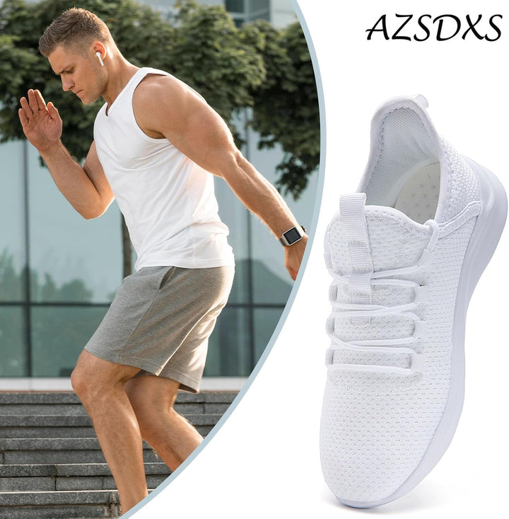 AZSDXS Laufschuhe Herren Atmungsaktive Sportschuhe Sneaker Turnschuhe Running Schuhe Strassenlaufsch