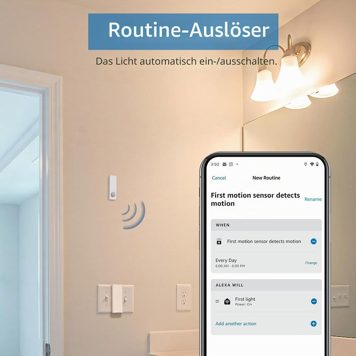 THIRDREALITY Zigbee Bewegungsmelder 4er-Pack, Zigbee Hub erforderlich, haustierfreundlich, Arbeit mi
