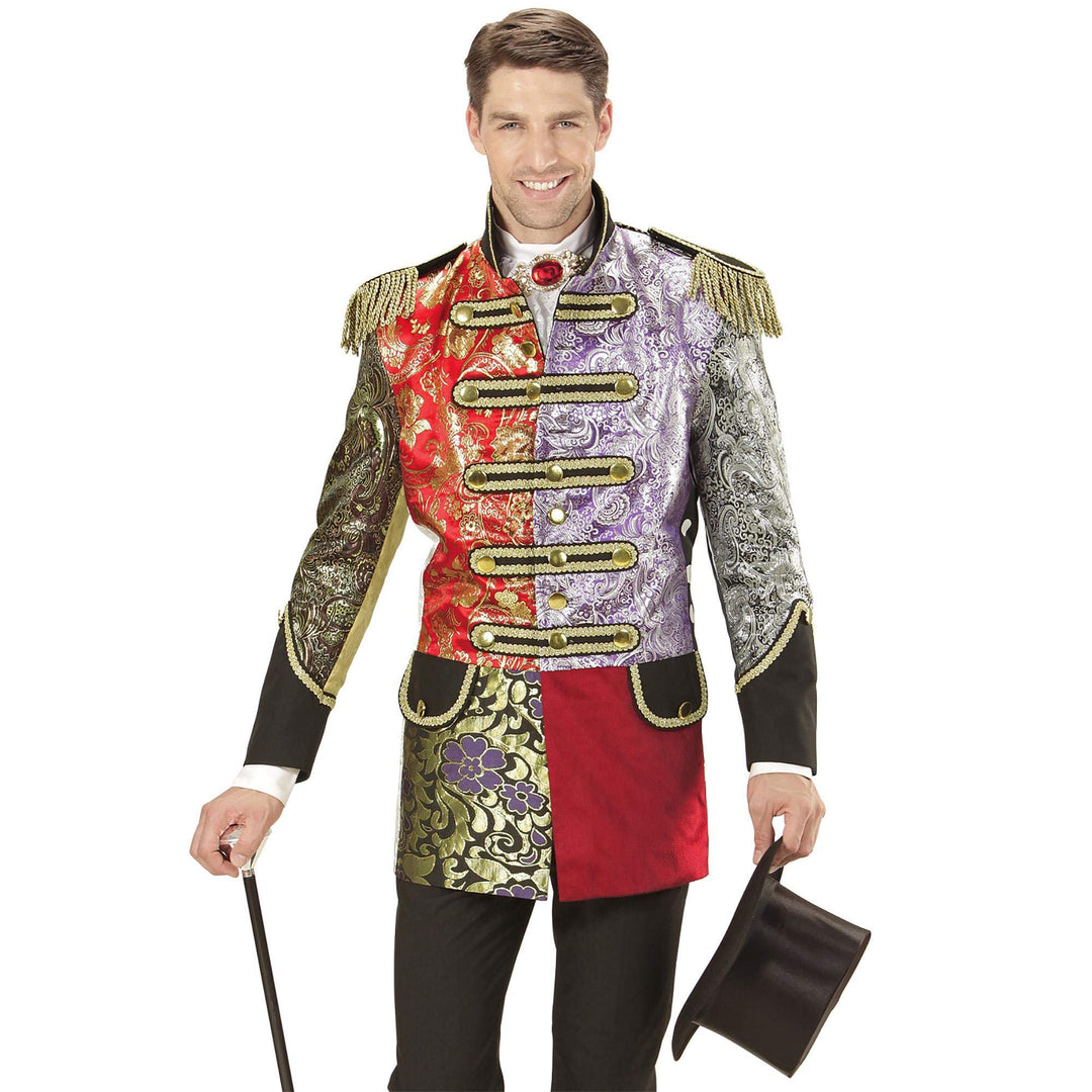 "JACQUARD PATCHWORK PARADE COAT" for man - (S), S
