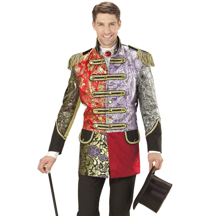 "JACQUARD PATCHWORK PARADE COAT" for man - (S), S