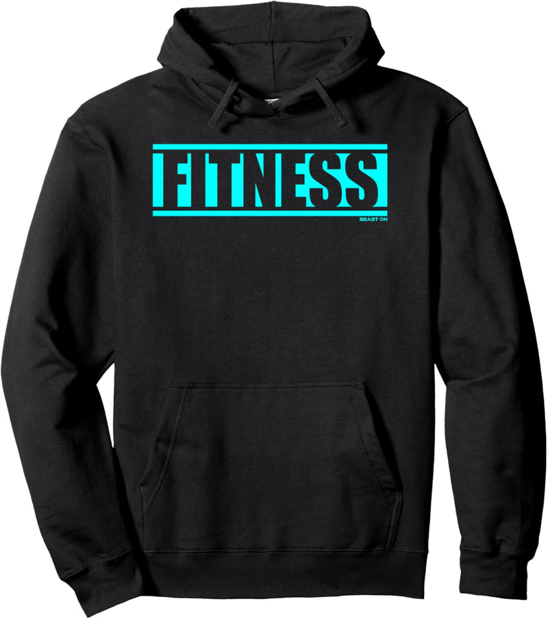 Fitness Blau Gym Fitness Workout Spruch Motivation in blau Pullover Hoodie