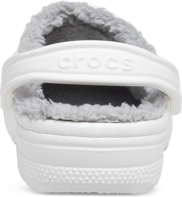 Crocs Unisex Ralen Lined Clog Holzschuh 45/46 EU White Light Grey, 45/46 EU White Light Grey