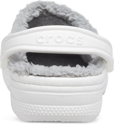 Crocs Unisex Ralen Lined Clog Holzschuh 45/46 EU White Light Grey, 45/46 EU White Light Grey