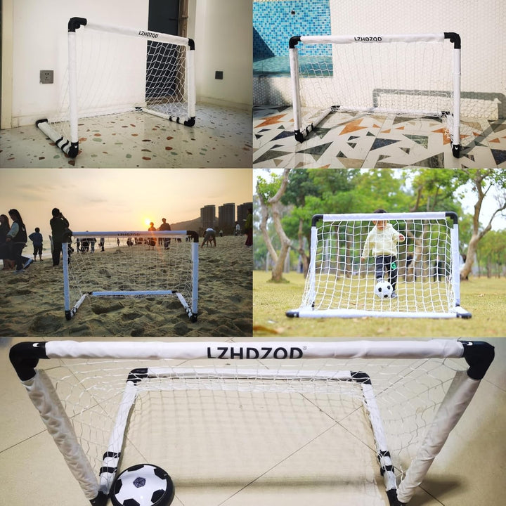 LZHDZQD Fussballtor, Kinder Fussballtor 60x45cm/ 90x60cm/ 115x80cm Fussballtore für Garten Kinder, F