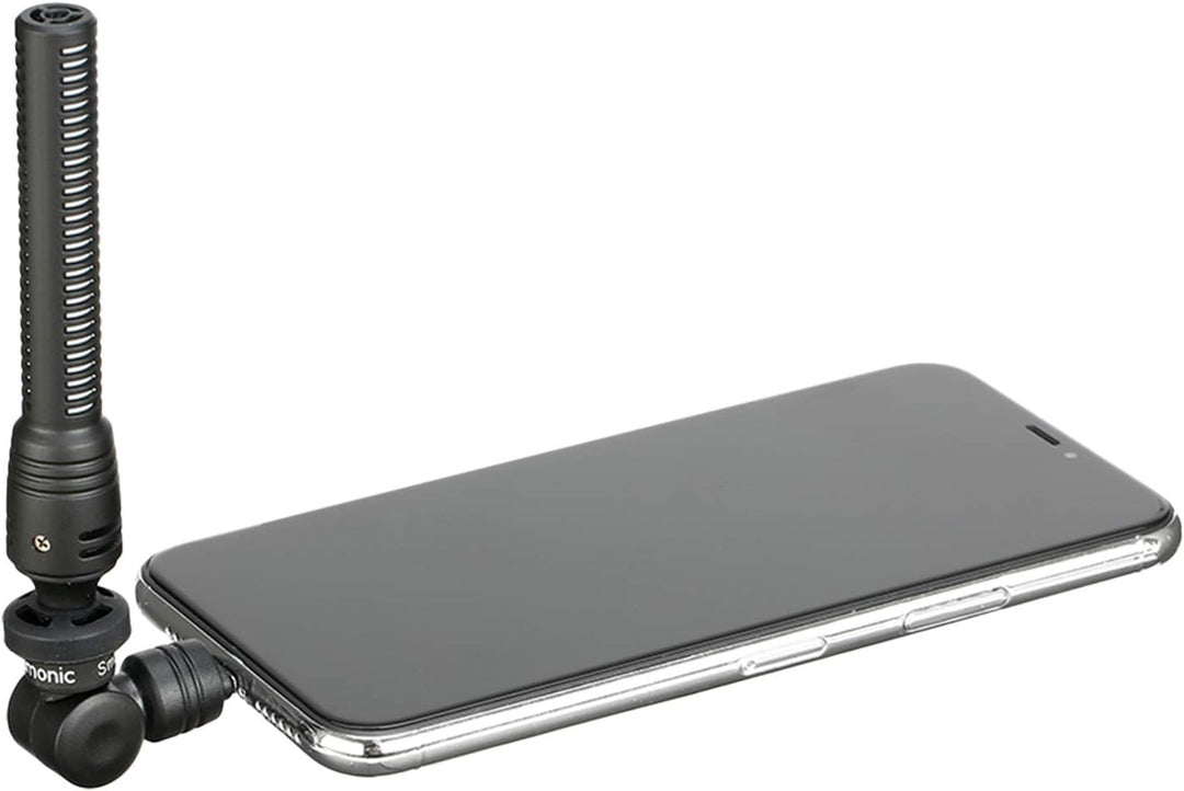 Saramonic Unidirectional Plug Play iPhone Microphone, Kompaktes Richtmikrofon für iOS-Geräte Vlog, P
