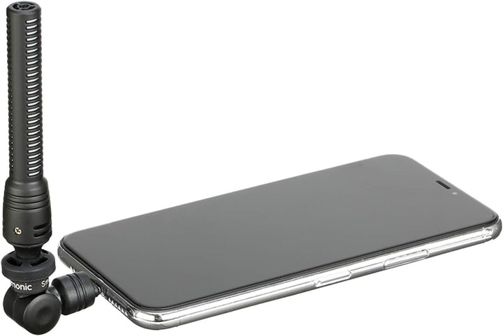 Saramonic Unidirectional Plug Play iPhone Microphone, Kompaktes Richtmikrofon für iOS-Geräte Vlog, P